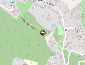 Carte de Tennis De La Madone à Menton