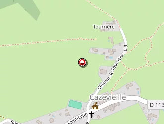 Carte de Tennis à Cazevieille