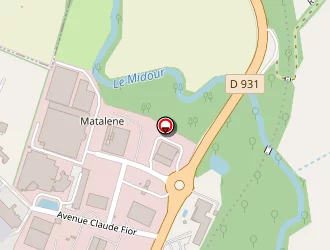 Carte de Hôtel Solenca à Nogaro