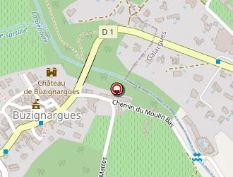 Carte de Décodange à Buzignargues