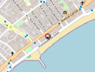 Carte de Pizz'alex à Menton