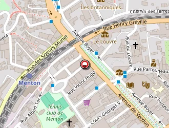 Carte de Faure Yannick à Menton