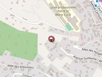 Carte de Le Golf De Menton à Menton