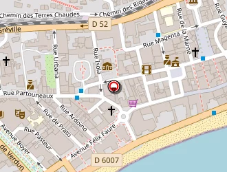 Carte de Nouvelle Vague à Menton