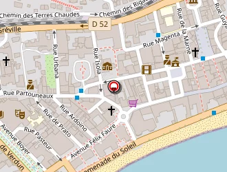 Carte de Brinis Alexandre à Menton