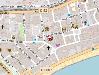 Carte de Littardi à Menton