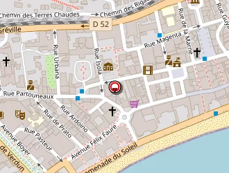 Carte de Bocage à Menton