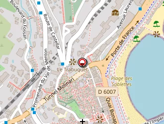 Carte de Les Rapides Du Cap à Menton