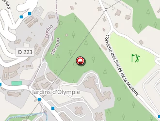 Carte de Esatitude Menton à Menton