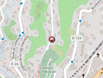 Carte de Square Victoria à Menton