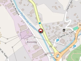 Carte de Delsinne-lanteri Laurence à Contes