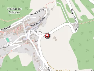 Carte de Bourrelly à Cipières