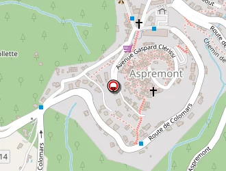 Carte de Coubetergues Stéphanie à Aspremont