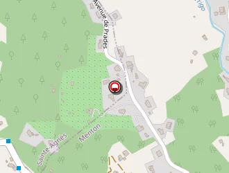 Carte de M. Sevenet Laurent à Menton