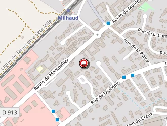 Carte de Bricomarché à Milhaud