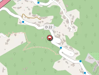 Carte de Martel à Sainte-agnès