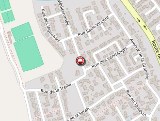 Carte de Becamel à Caissargues