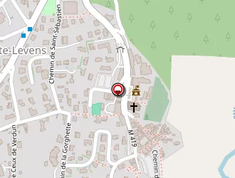 Carte de Dojo à Tourrette-levens