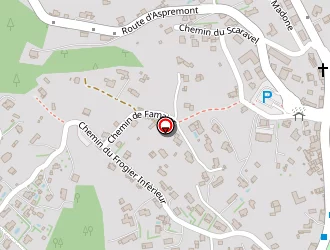 Carte de Rea à Tourrette-levens