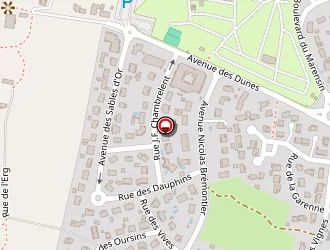 Carte de Immocéan à Vieux-boucau-les-bains