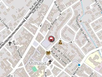 Carte de Kj Auto à Milhaud