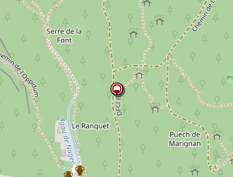 Carte de Chateau Guy à Nages-et-solorgues