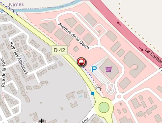 Carte de Département Du Gard à Caissargues