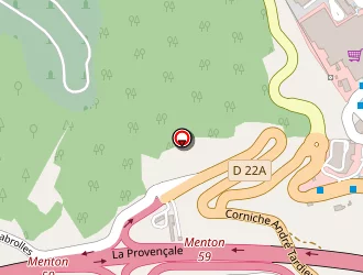 Carte de La Citronneraie à Menton