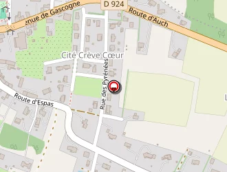 Carte de Duran à Manciet