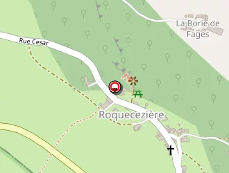 Carte de Circuit De Randonnée à Laval-roquecezière