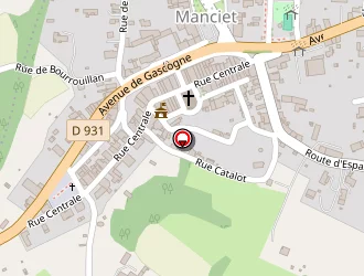 Carte de Vitrant Viviane à Manciet