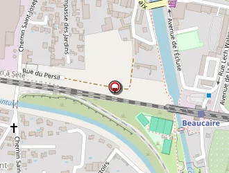 Carte de Les Saladelles à Beaucaire