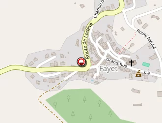 Carte de Agence Postale à Fayet