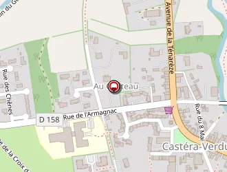 Carte de Mothe à Castéra-verduzan