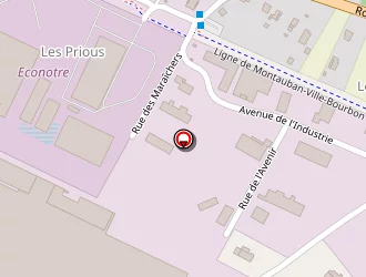 Carte de Delmas à Bessières