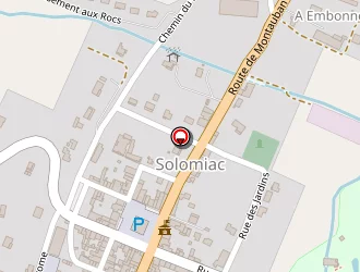 Carte de La Taoula à Solomiac