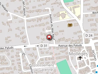 Carte de La Poste à Mollégès