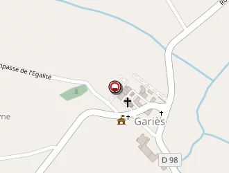 Carte de Bonnecaze à Gariès