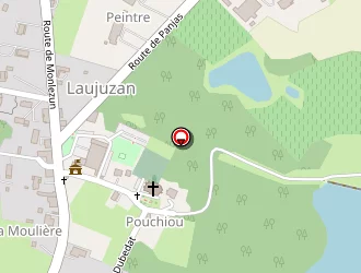 Carte de Cote Gers à Laujuzan