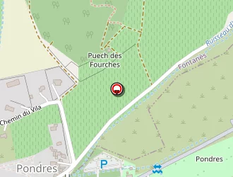 Carte de Château De Pondres à Villevieille