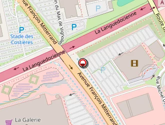 Carte de Mcdonald's à Nîmes