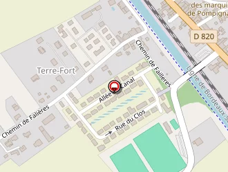 Carte de Aldi Marché à Pompignan