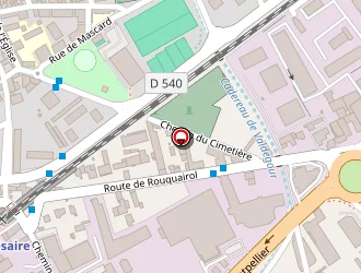 Carte de L'atelier Numérique Nîmois à Nîmes