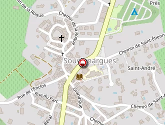 Carte de Église Saint-andré à Souvignargues