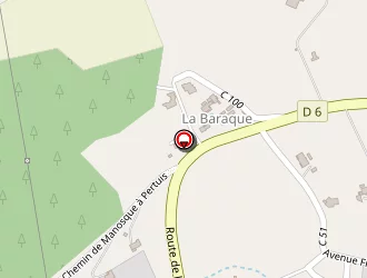 Carte de La Gracinda à Pierrevert