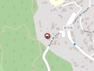 Carte de Le Clos Fleuri à Contes