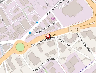 Carte de Betech à Nîmes