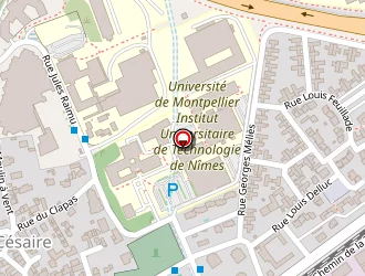 Carte de Auto-ecole St Cézaire à Nîmes