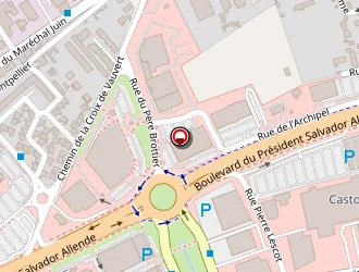 Carte de Chaussland à Nîmes