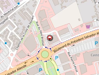 Carte de Le Cube Coiffure à Nîmes